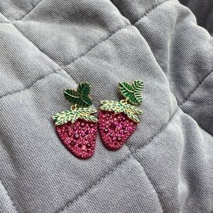 Baublebar Sugarfix strawberry earrings